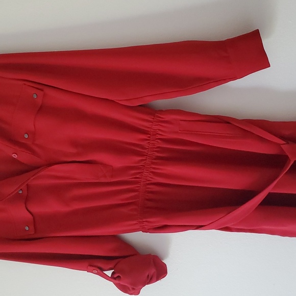 Red Dress Banana Republic size 2 - Picture 5 of 8
